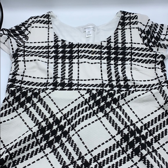 Maternity black/white tunic - Picture 2 of 4